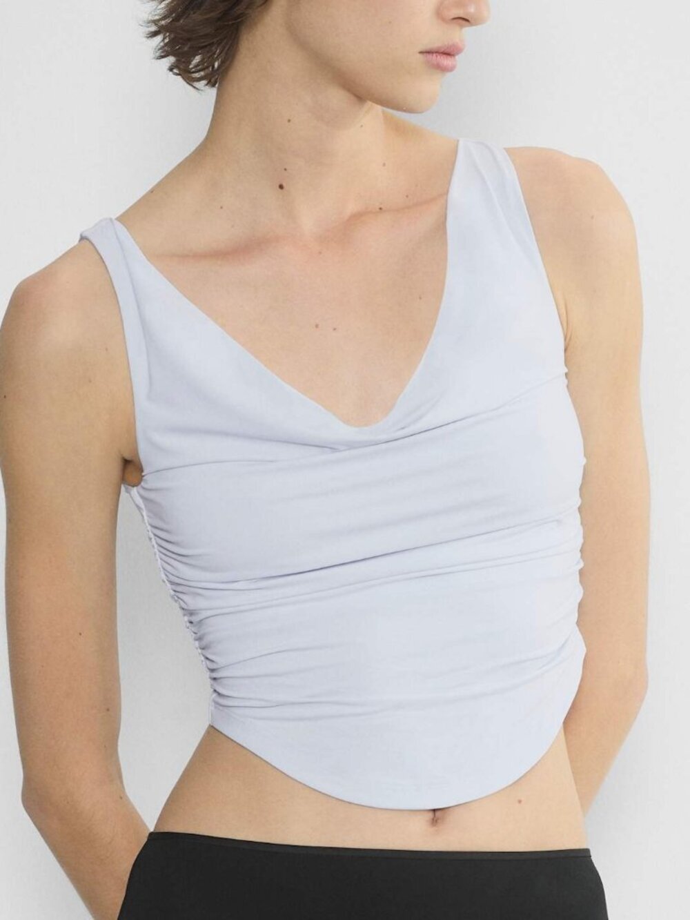 Aritzia Wilfred Parfait Top - Glimmer - Size Large